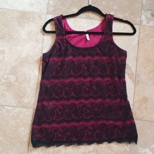 Lace tank